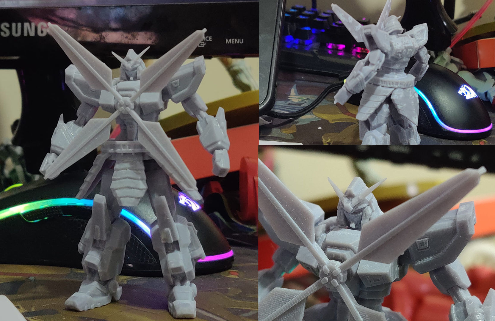 Nether Gundam Redesign 3D print model_3