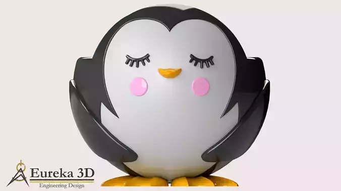 Puffin flowerpot  3D print model