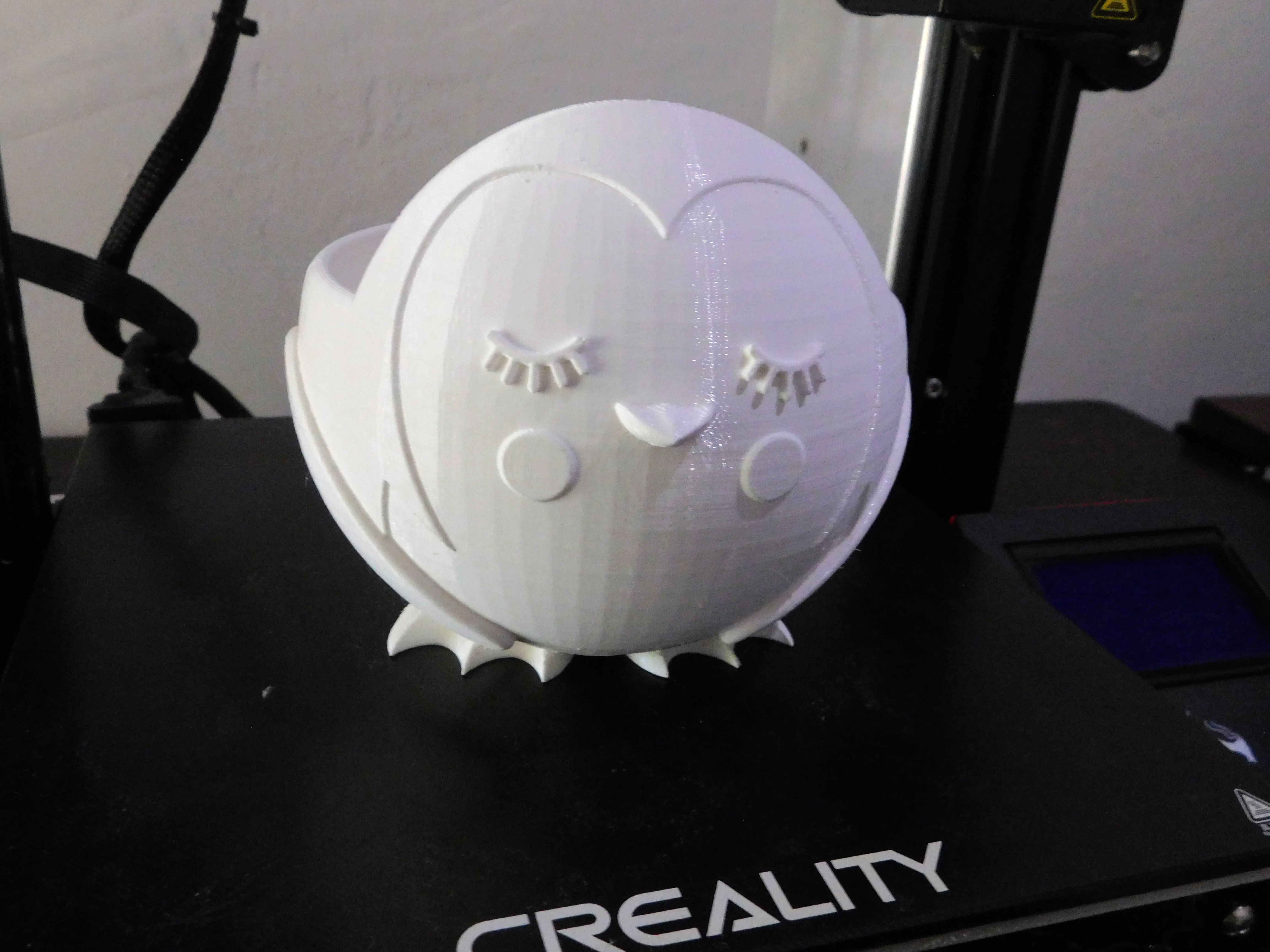 Puffin flowerpot  3D print model_13