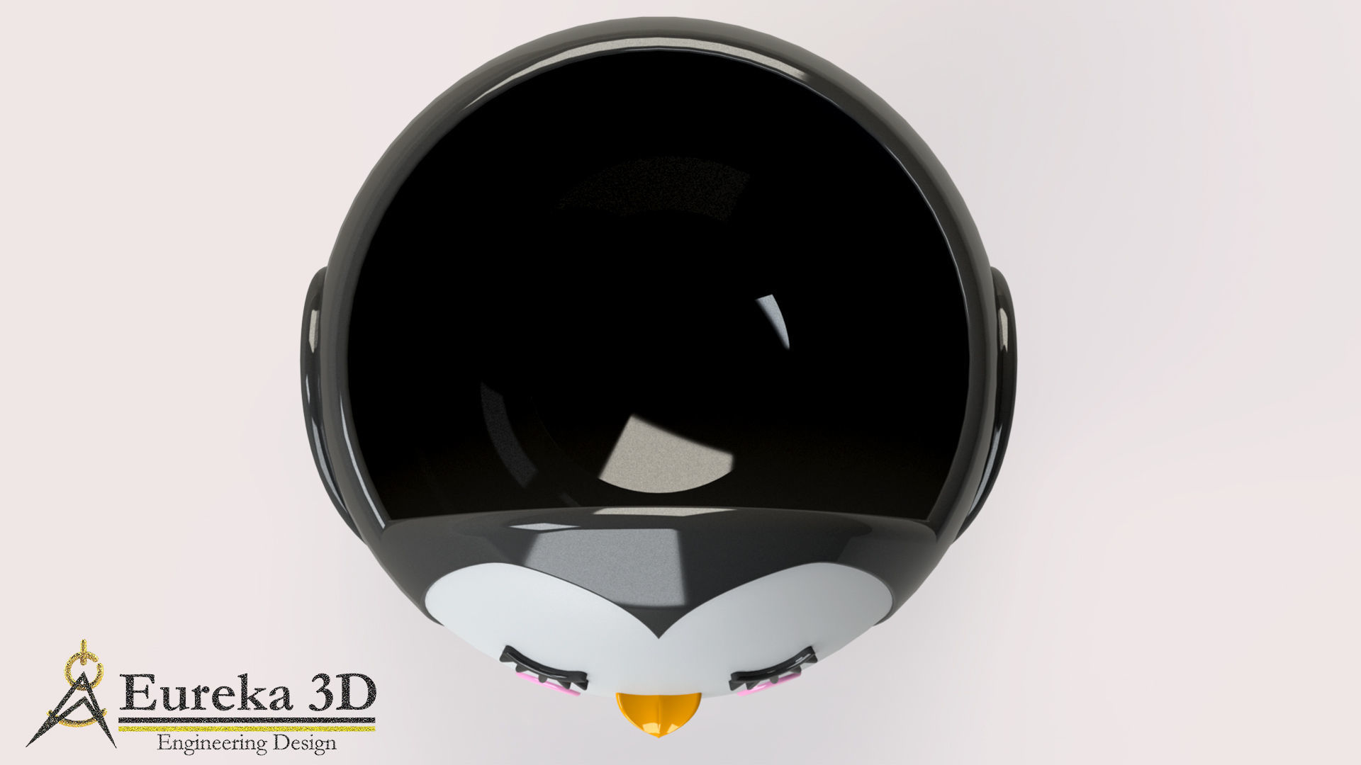 Puffin flowerpot  3D print model_7