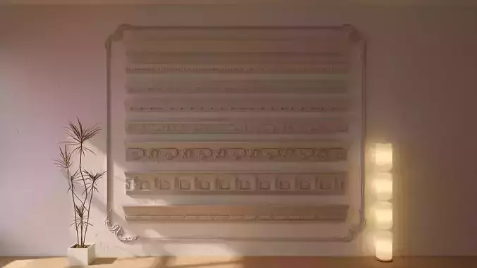 European-style Components Issue 1 -004 Low-poly 3D model