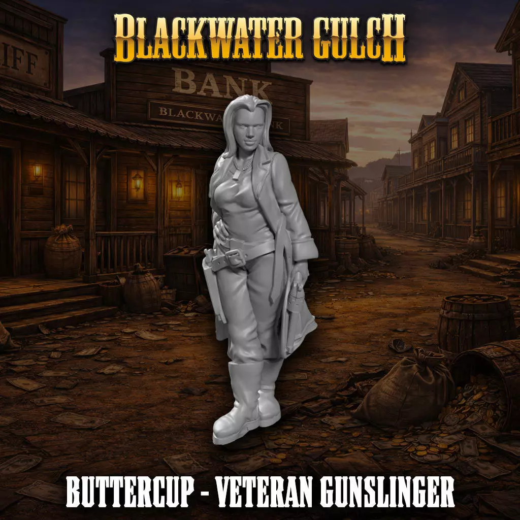 Buttercup - Veteran Gunslinger 3D print model