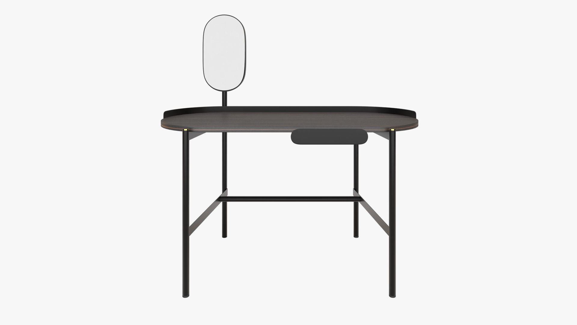 Design desk with mirror 3D model_1