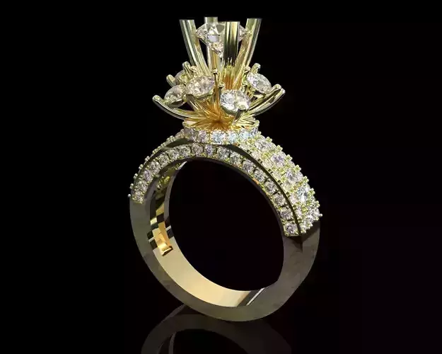 Women diamond ring Style Luxury Diamond R01