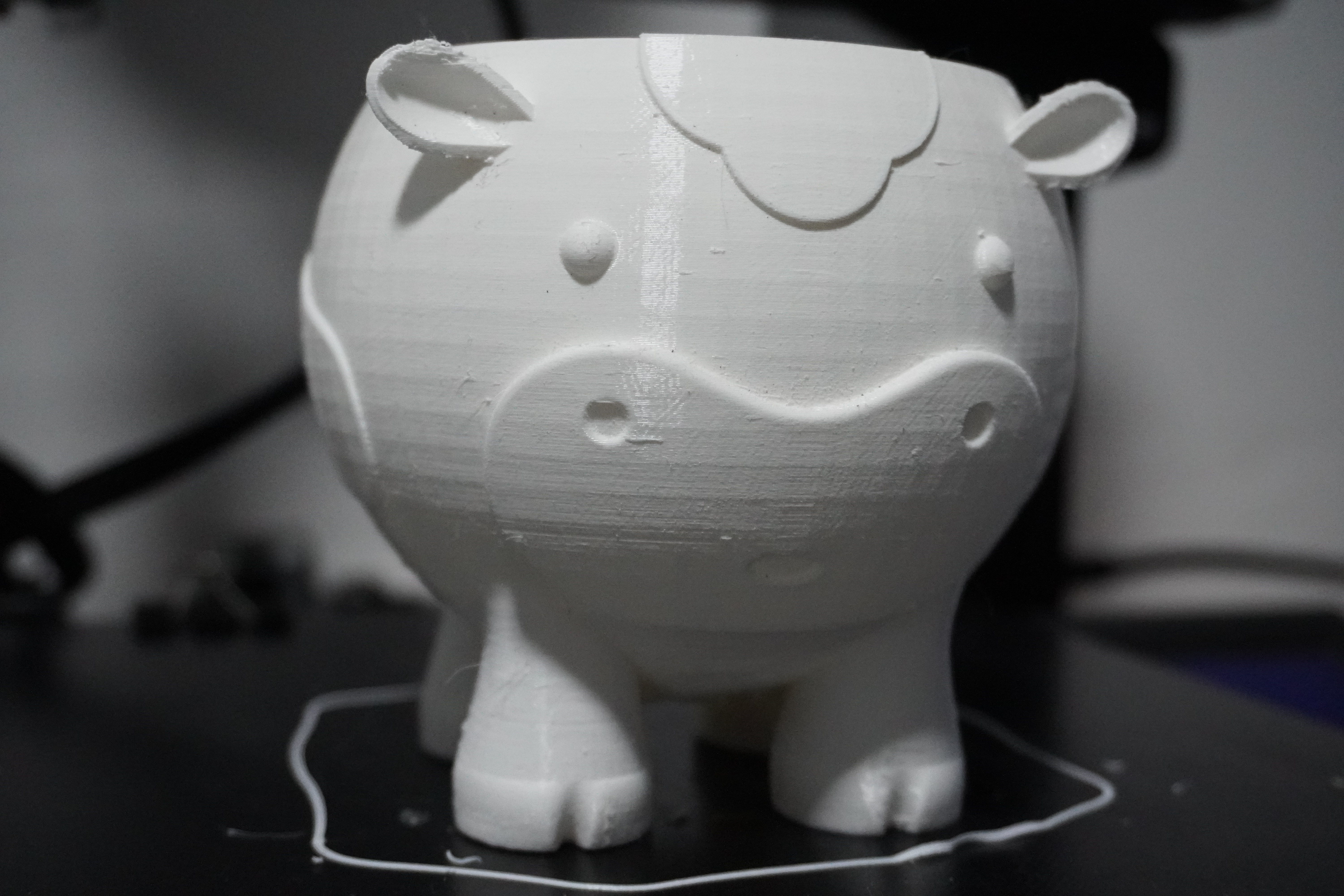 Cow flowerpot 3D print model_5