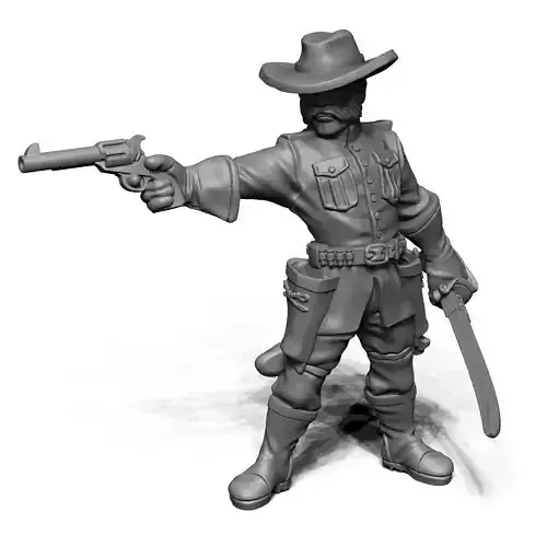 Major Wilde - Lawmen Hero 3D print model