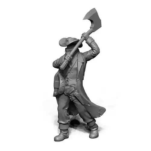 J W Clarkson - Lawmen Hero 3D print model