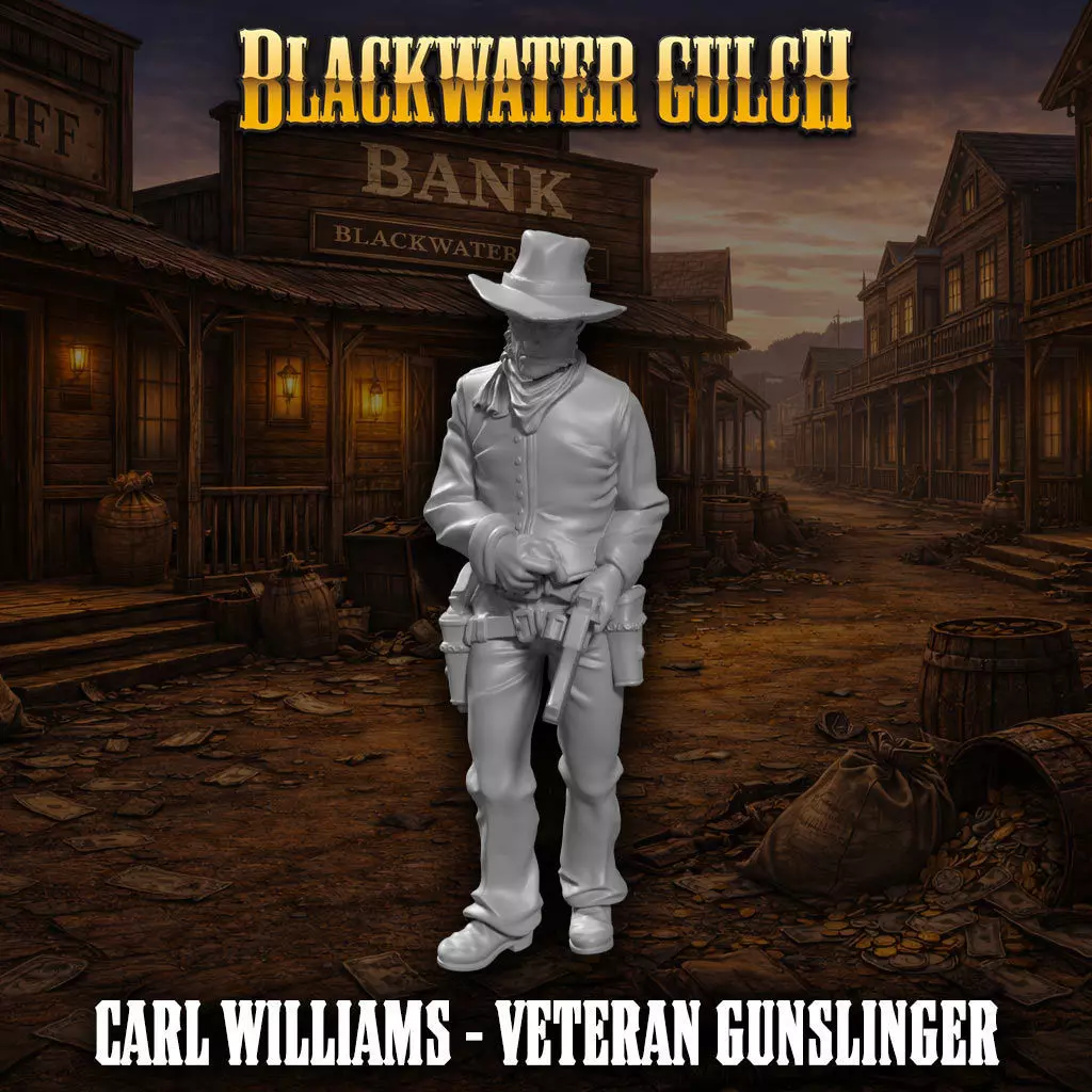 Carl Williams - Veteran Gunslinger 3D print model