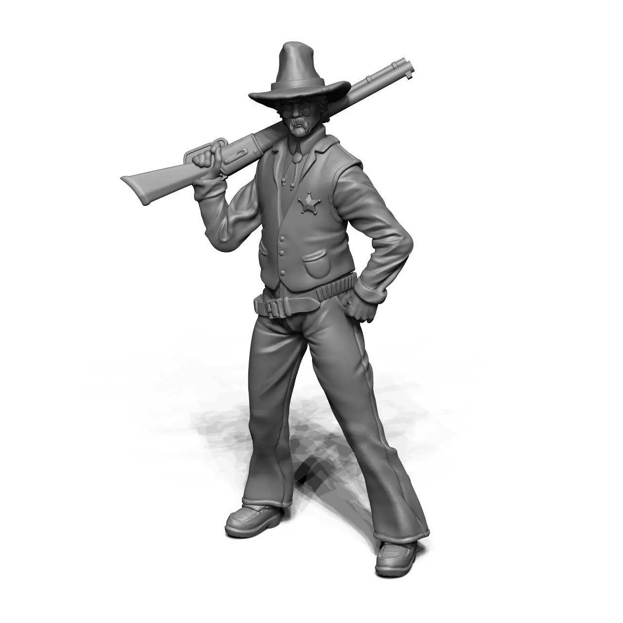 Lawmen Deputy - David 3D print model_0