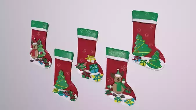 Christmas Decor Hanging Socks