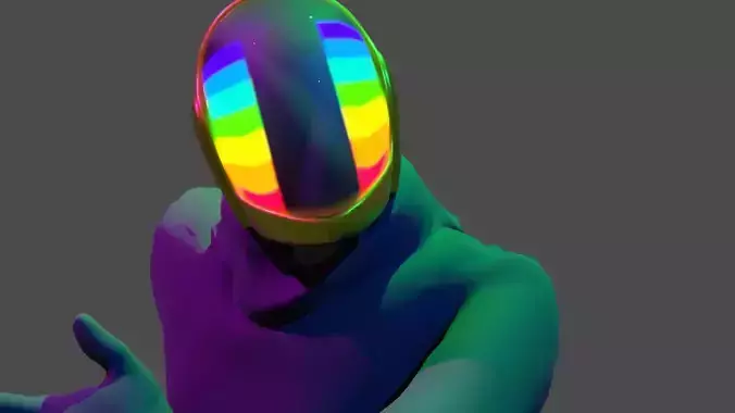 Guy Man - Daft Punk 3D model 3D model