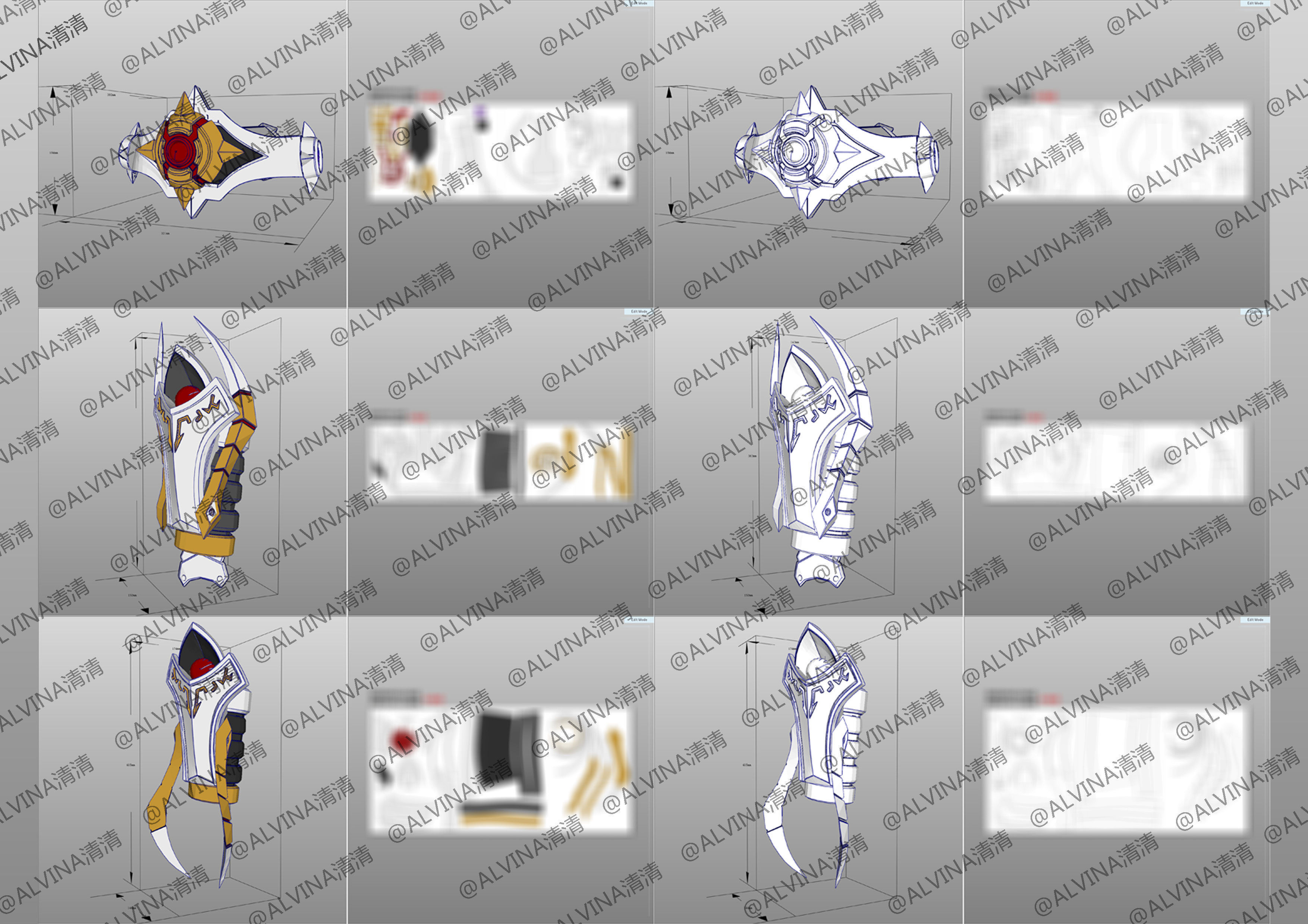 3D model Armor Hero - Shura Armour - DIY Cosplay Pepakura Foam Template ...