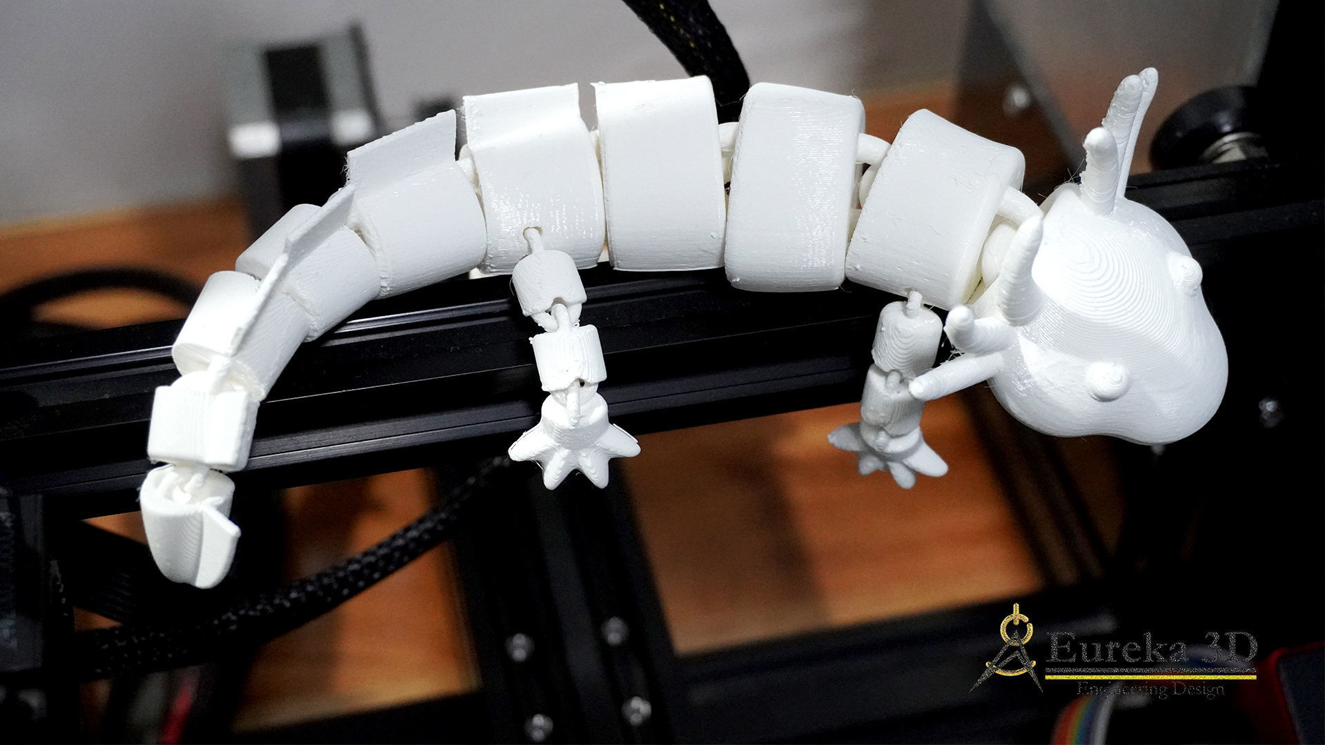 ARTICULATED AXOLOTE OR AXOLOTE 3D print model_4