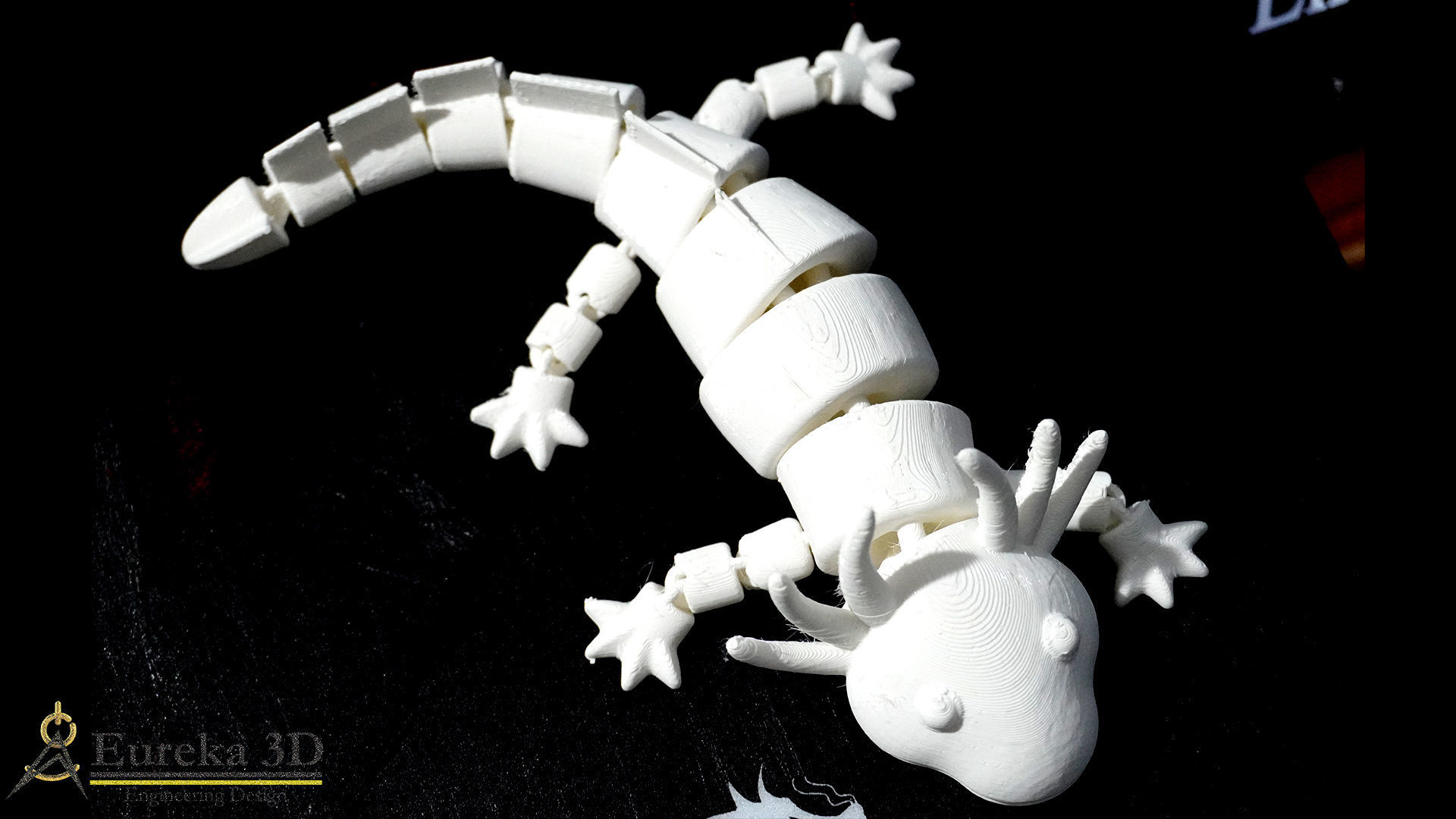 ARTICULATED AXOLOTE OR AXOLOTE 3D print model_9