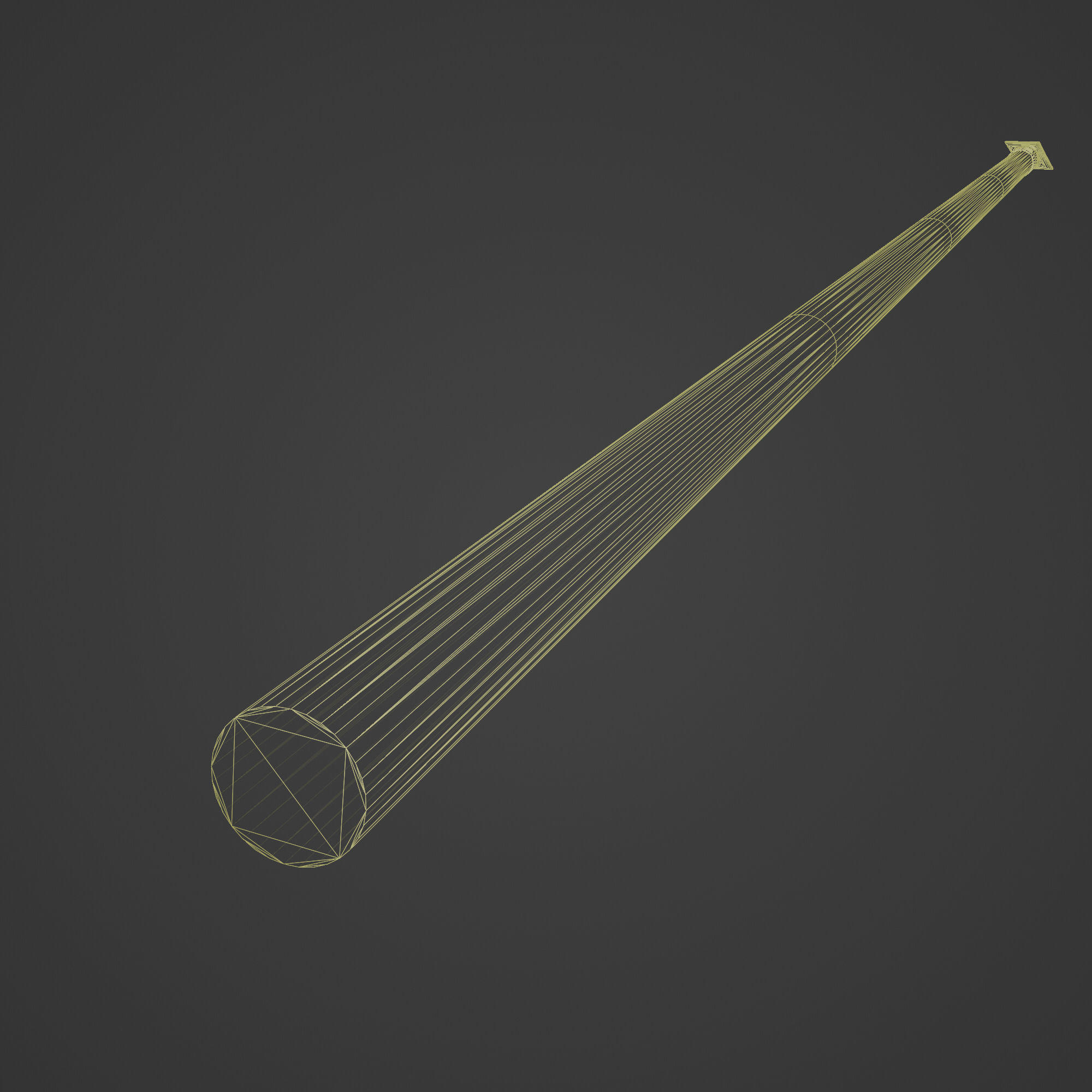 Spear Weapon Low-poly 3D model_9