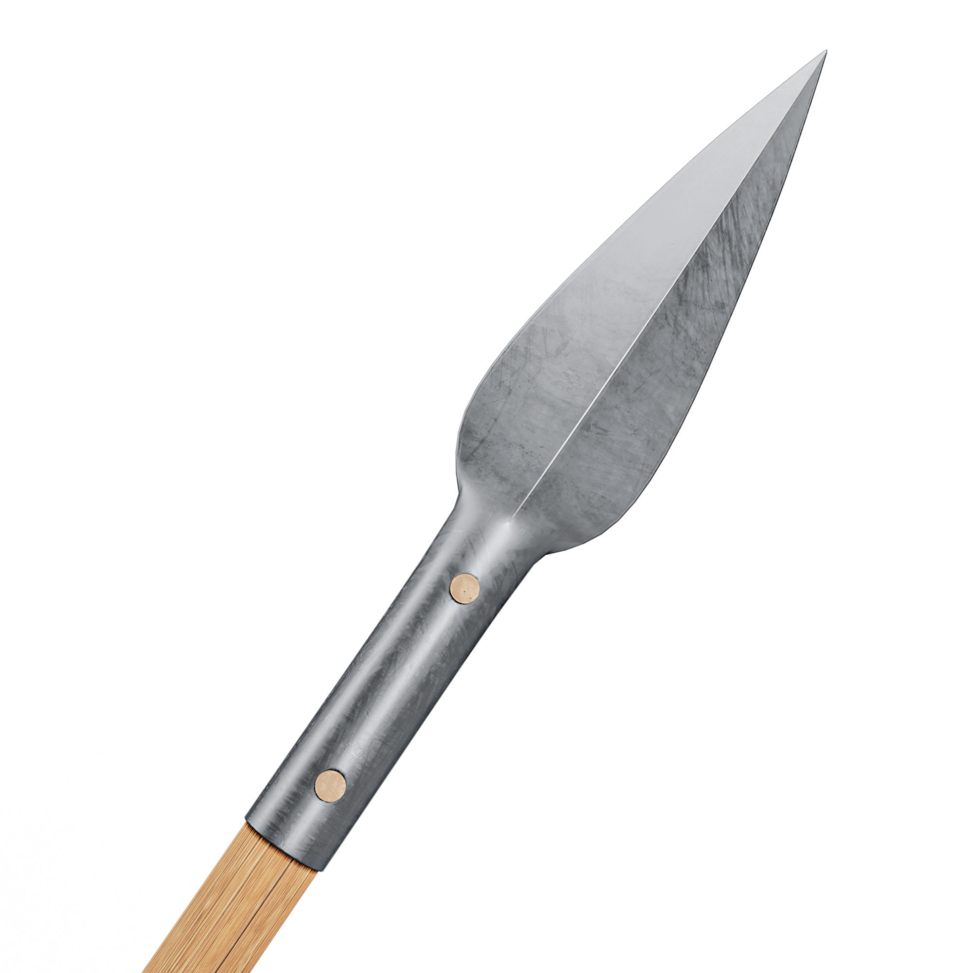 Spear Weapon Low-poly 3D model_2