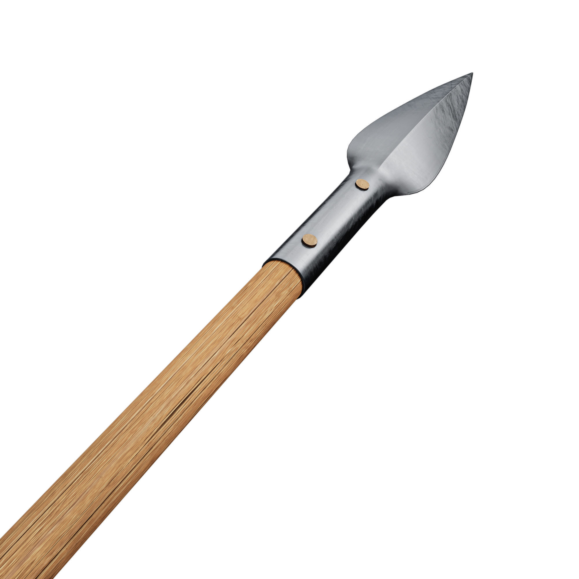 Spear Weapon Low-poly 3D model_6