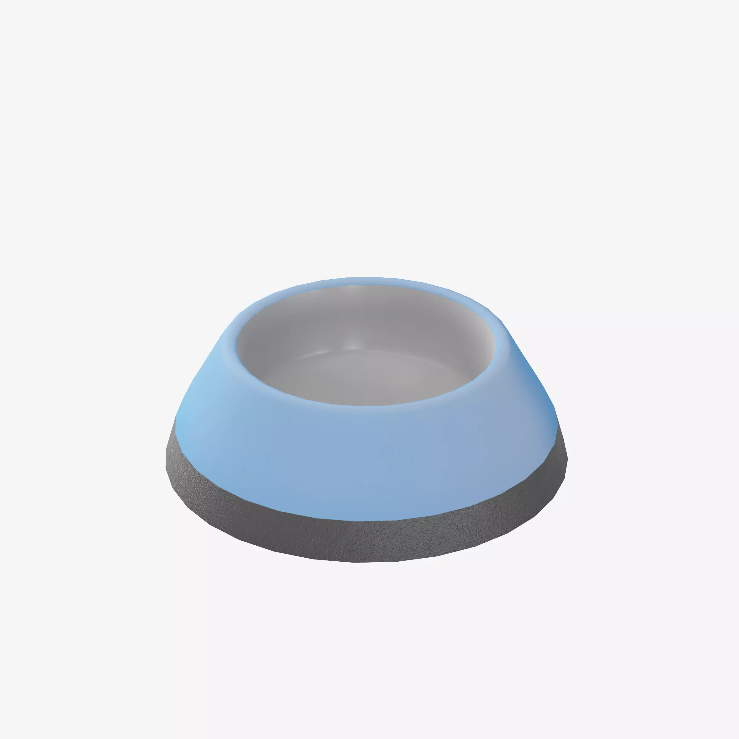 Feeder for Pets  Low-poly 3D model_0