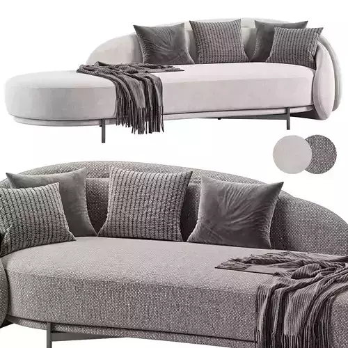 Layered Back Sofa 