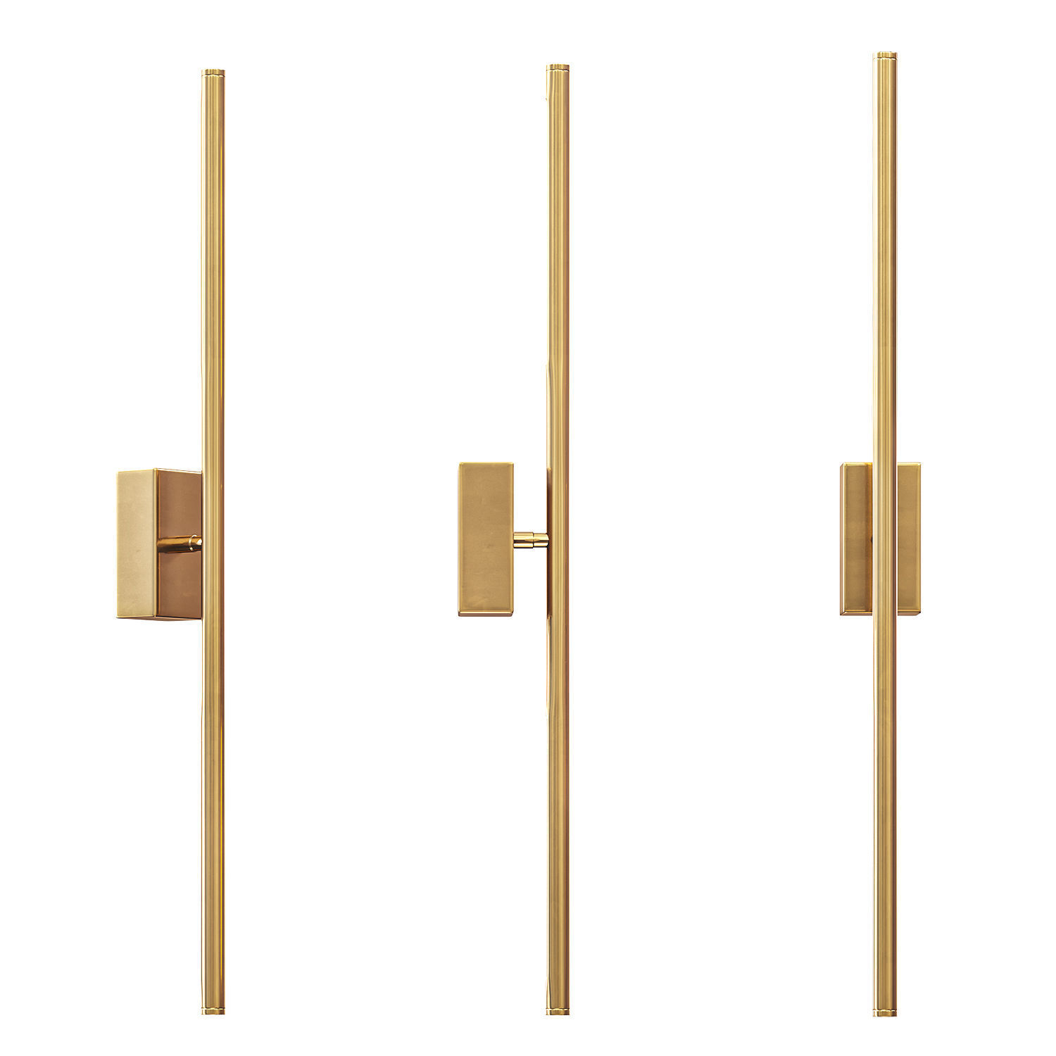 Sconce Dots Line Double L08584 3D model_1