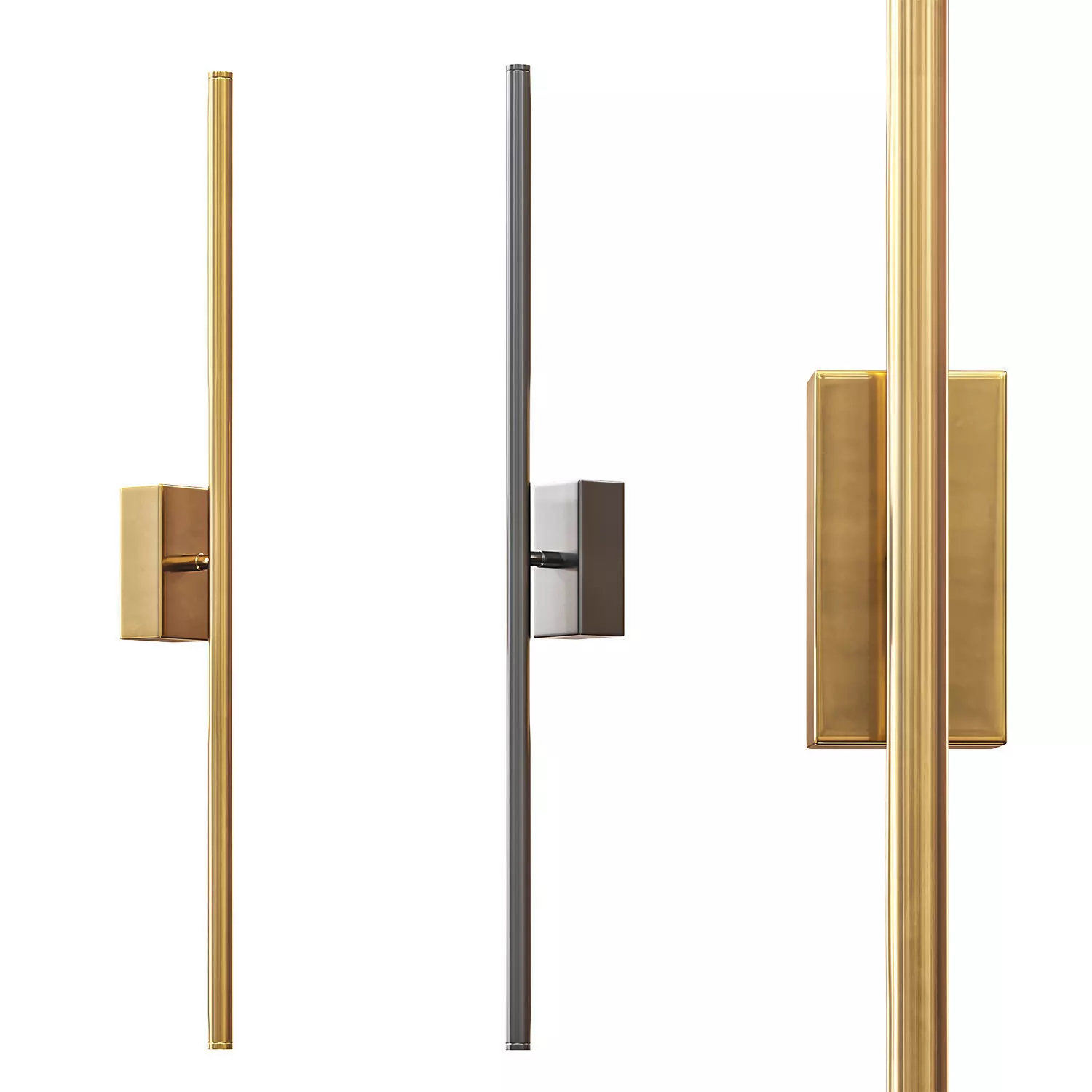 Sconce Dots Line Double L08584 3D model_0