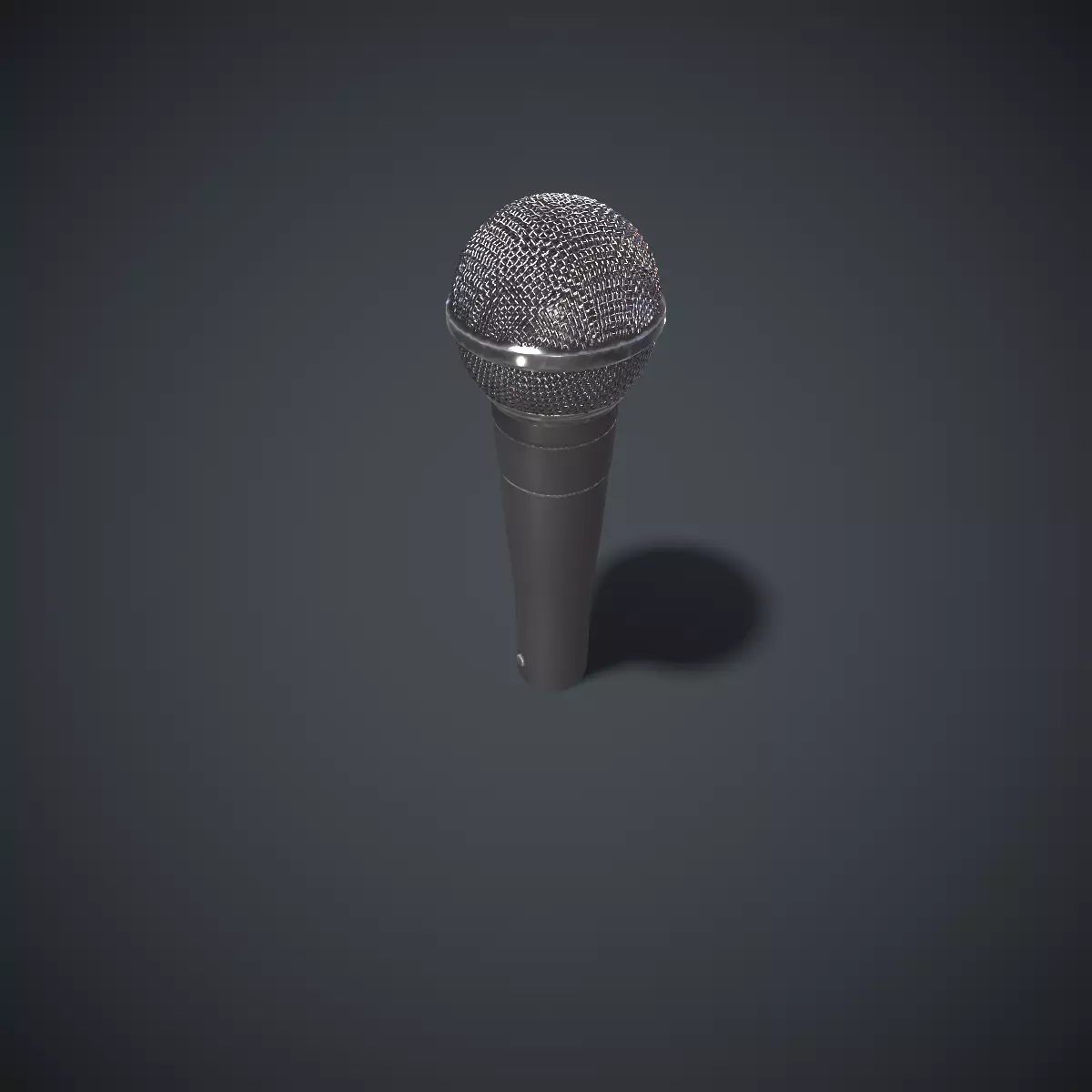 Microphone 3D model_0
