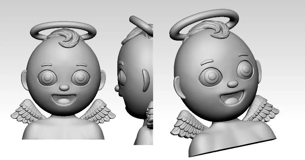 angle emoji model 3D print model_0