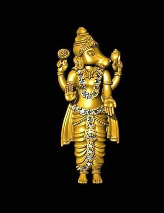Dasavatar idol for Jewellery 3D print model_2
