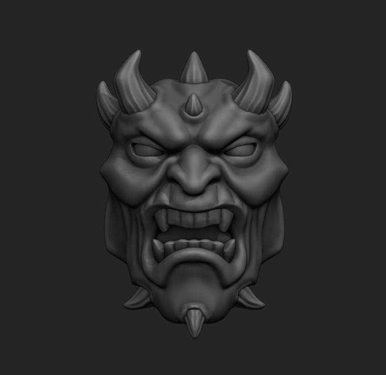 Head of fear 78 3D print model_2