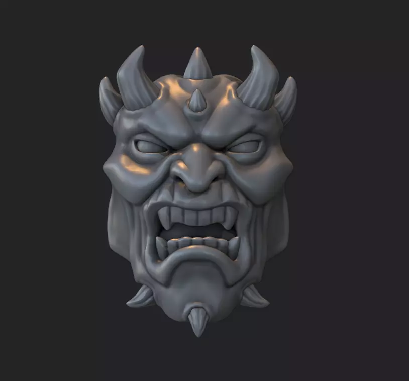 Head of fear 78 3D print model_0