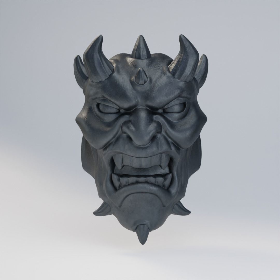 Head of fear 78 3D print model_5