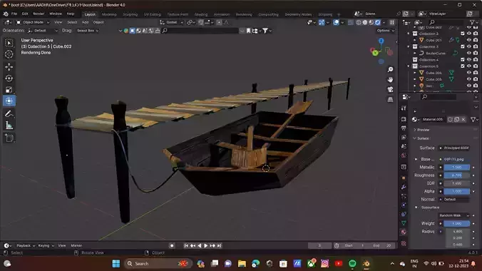 Sumal bridge and old bost