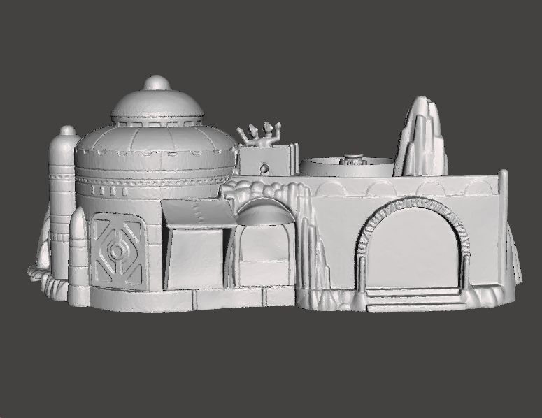 SW MOS ESPA DIORAMA VINTAGE FIGURE MODEL RACE SCENE 90s 3D print model_1