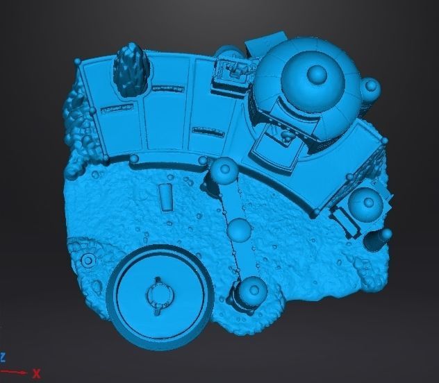 SW MOS ESPA DIORAMA VINTAGE FIGURE MODEL RACE SCENE 90s 3D print model_8