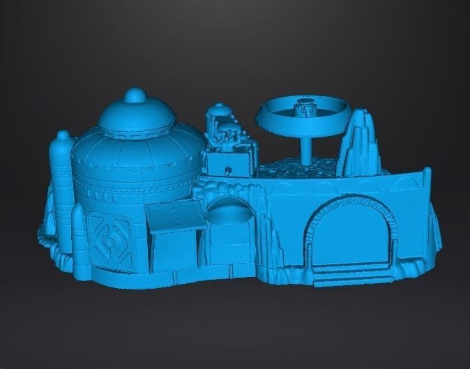 SW MOS ESPA DIORAMA VINTAGE FIGURE MODEL RACE SCENE 90s 3D print model_6