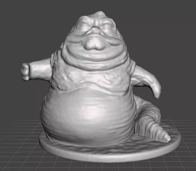 JABBA STANDING LEGION MINIATURE MODELS SET SCIFI OR FANTASY RPG 3D print model