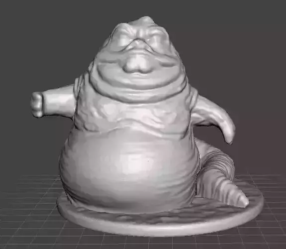 JABBA STANDING LEGION MINIATURE MODELS SET SCIFI OR FANTASY RPG 3D print model