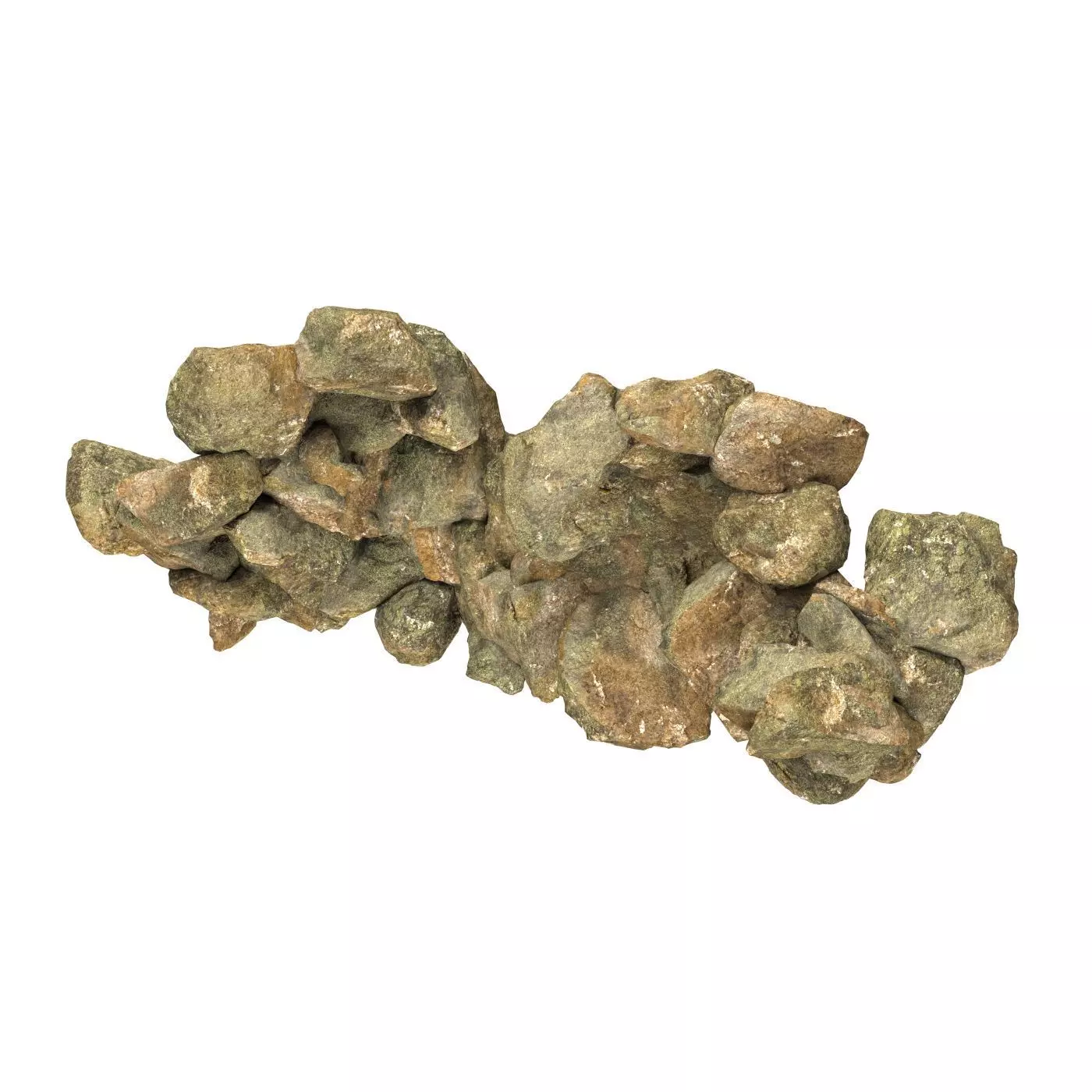 Realistic Natural Rock Cliff 11 3D model_0