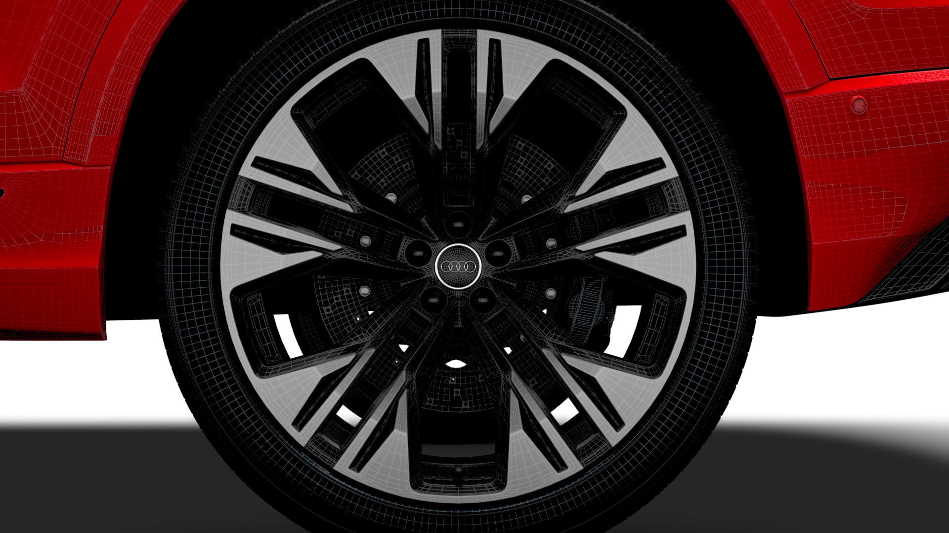 Audi Q8 50 TDI quattro S line UKspec 2024 3D model_22