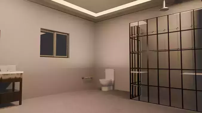 3D Modern Bathroom