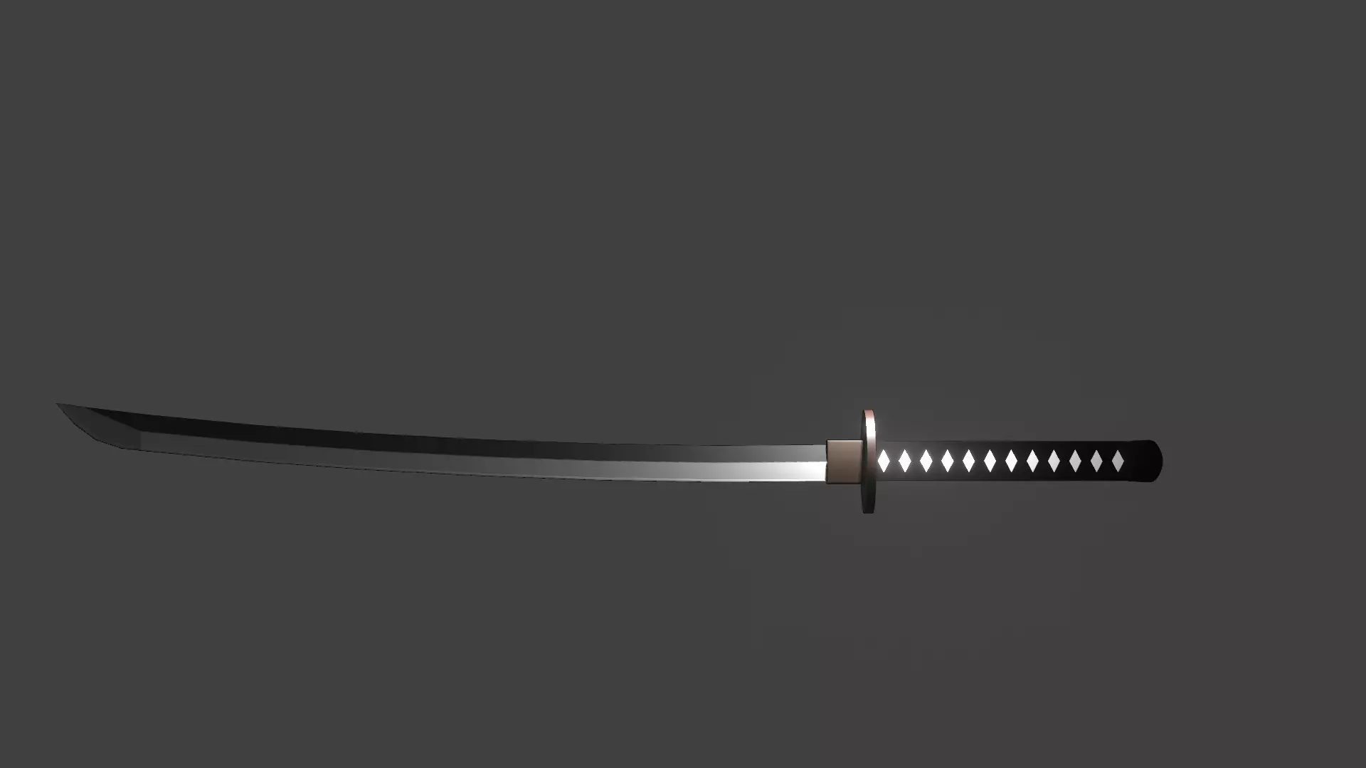 Katana Free low-poly 3D model