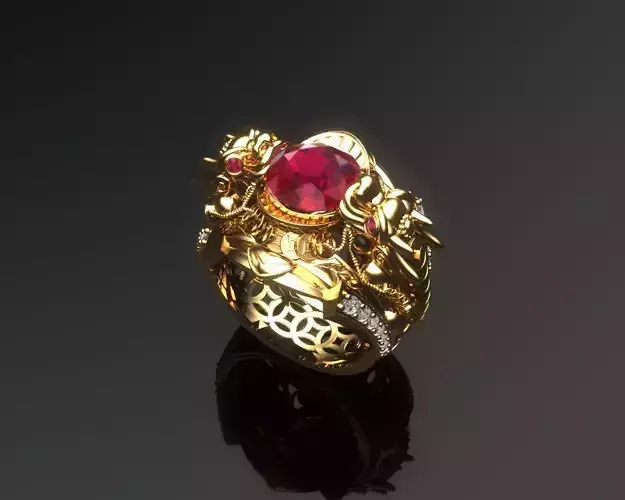 dragon ring diamond