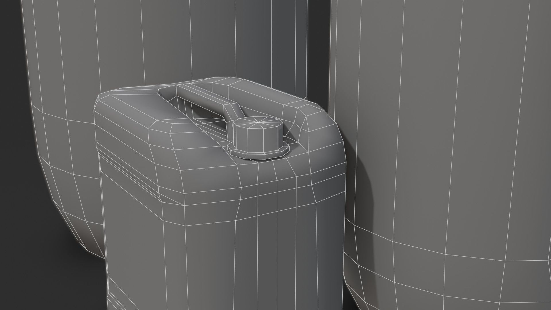 Plastic Containers Set 1 Low-poly 3D model_28