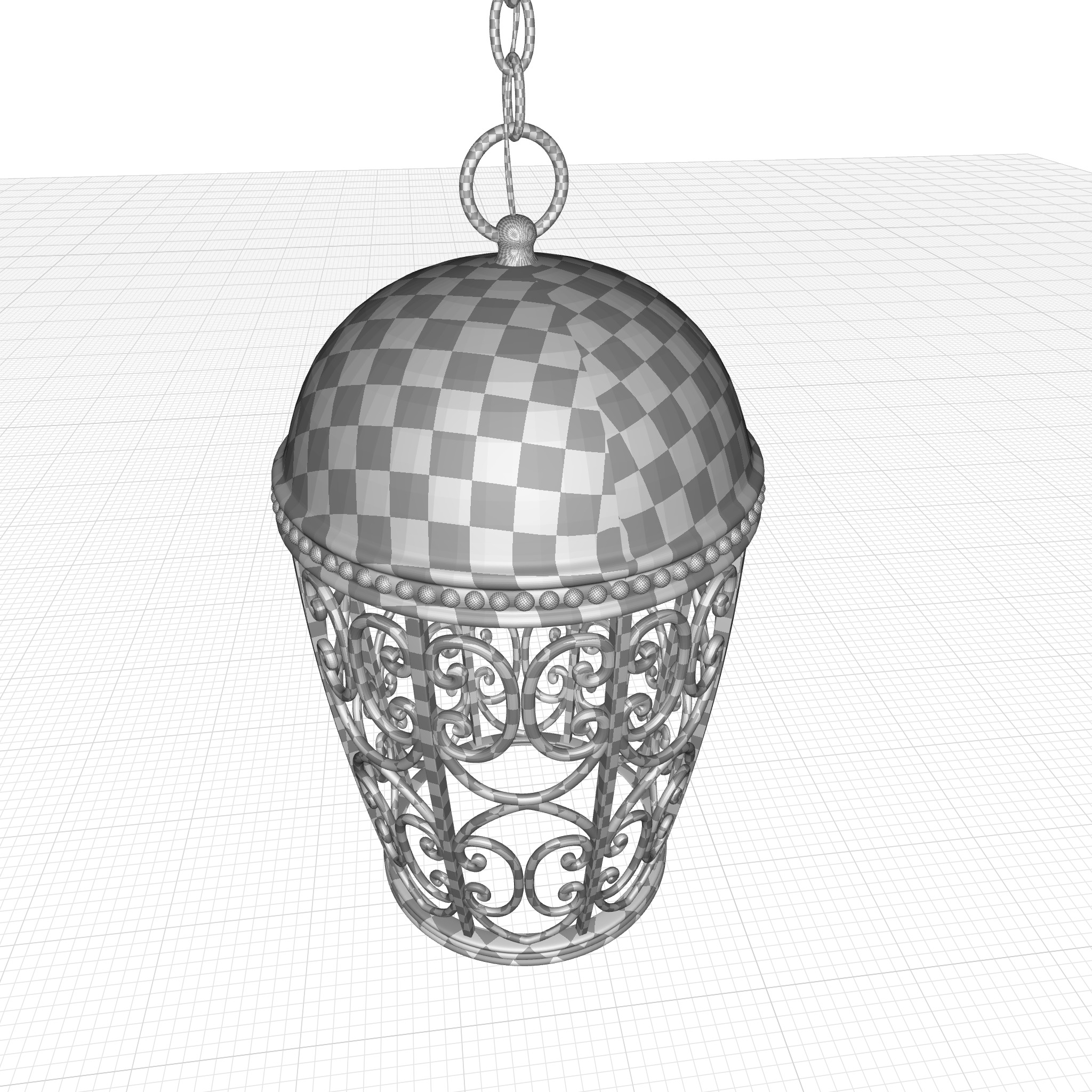 Claverack Outdoor Pendant 3D model_7