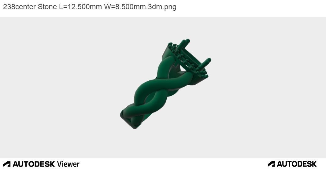 Men Cushion Cut Ring 3D print model_1