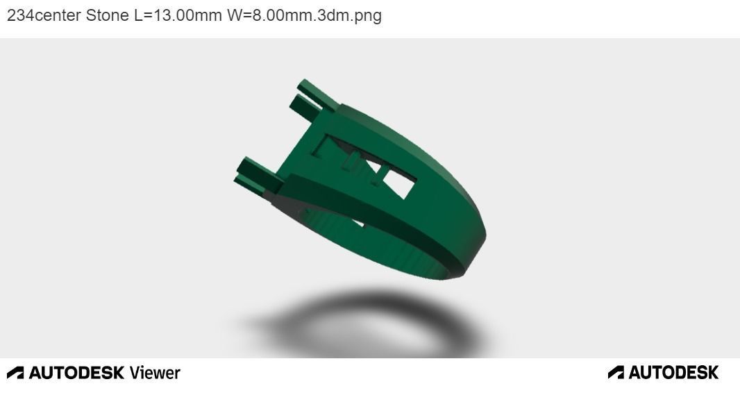 Men Emerald Cut 3D print model_6