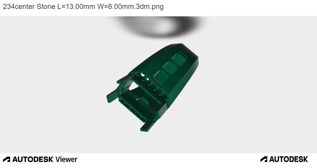Men Emerald Cut 3D print model_2