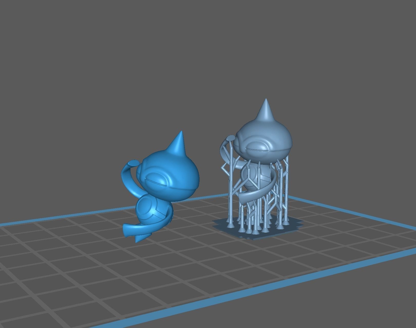 Baltoy pokemon presupported 3D print model 3D print model_10