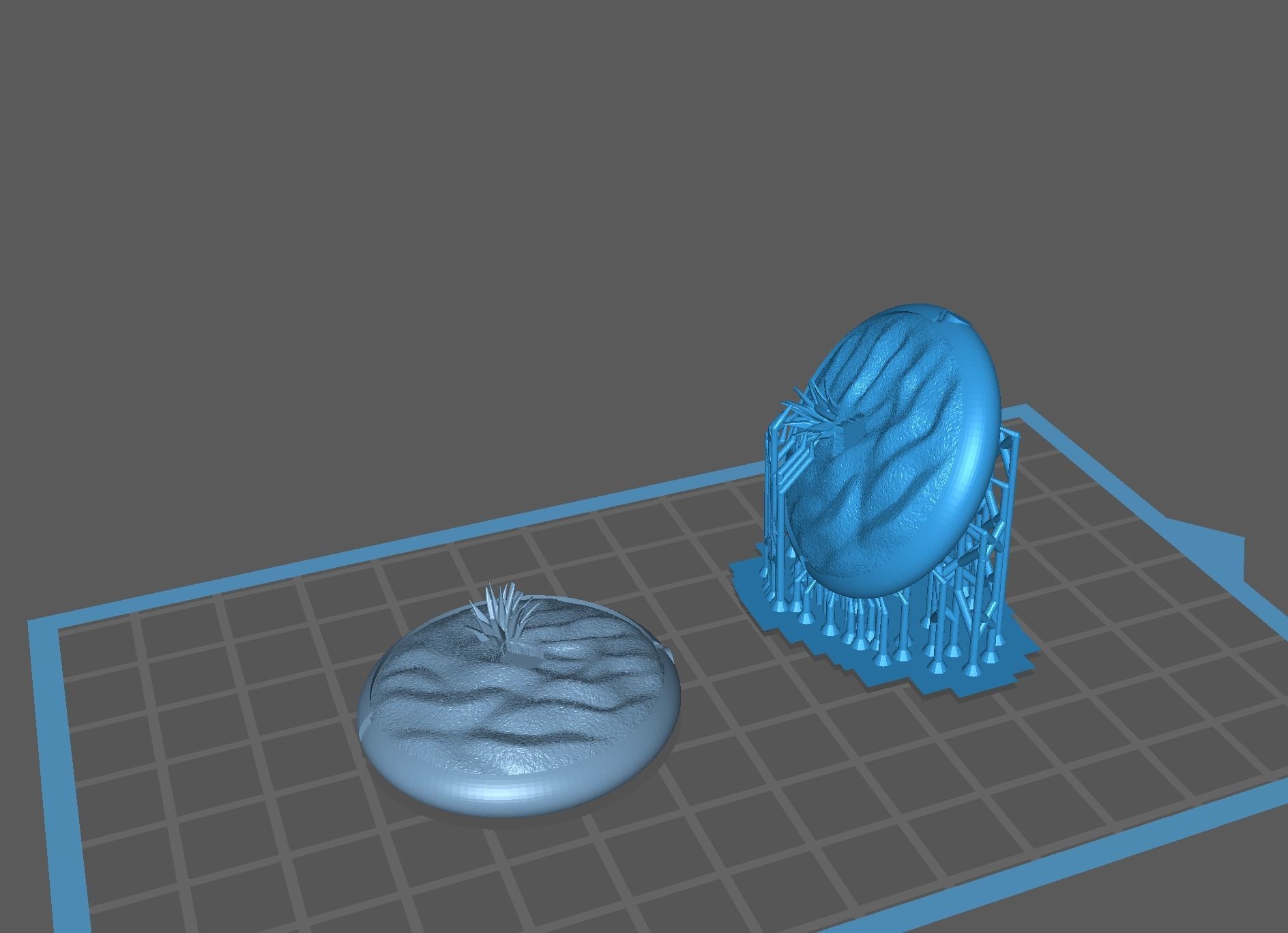 Baltoy pokemon presupported 3D print model 3D print model_8