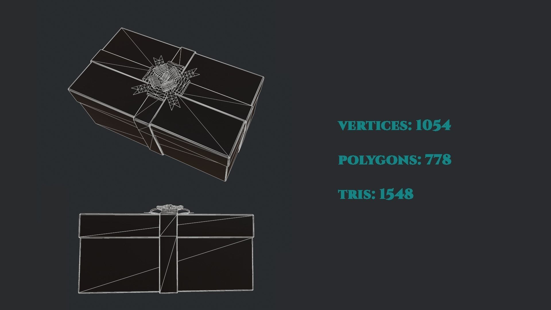 Gift boxes 3 3D model_12